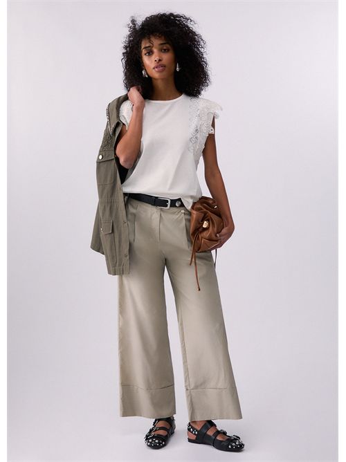 T-shirt woman white LIU JO | WA6311J3885/10701